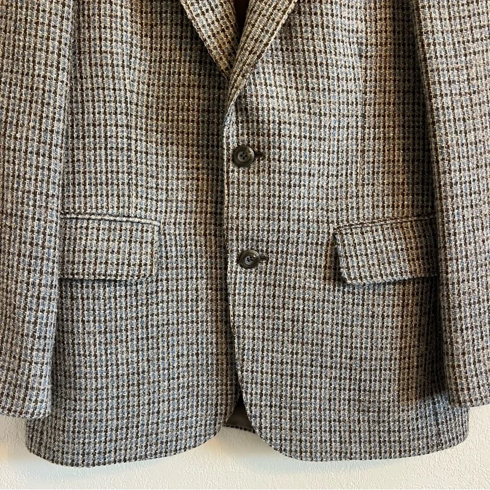 Vintage Wool Satin Lined Blazer - Picture 3 of 16